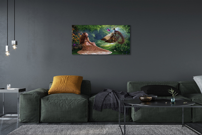 Obraz canvas Bažant female forest