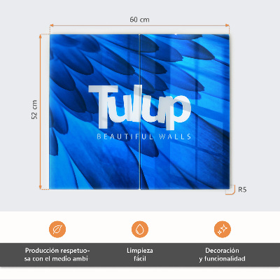 Doska na krájanie Tulipány na pozadí zelených listov