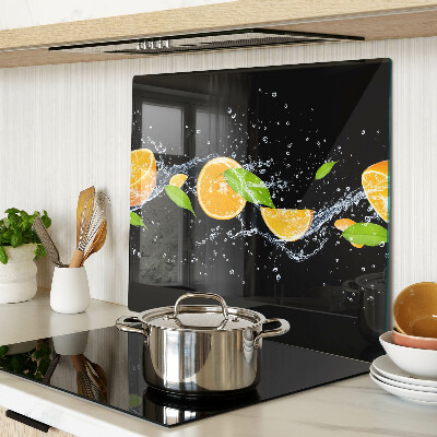 Sklenená doska na krájanie Citrus vo vode