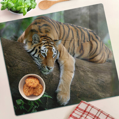 Doska na krájanie Tiger na kmeni stromu