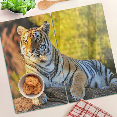 Doska na krájanie Tiger v pozadí prírody