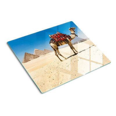 Doska na krájanie Pyramídy a ťava v púšti