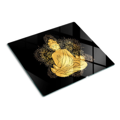 Sklenená doska na krájanie Budha v meditácii