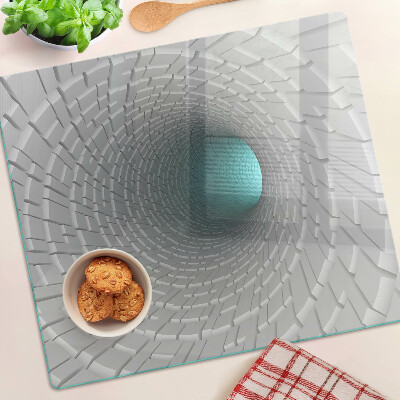 Doska na krájanie 3D tunel s efektom hĺbky
