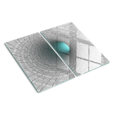 Doska na krájanie 3D tunel s efektom hĺbky