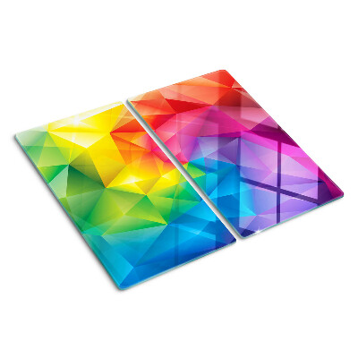 Doska na krájanie Farebná geometria v odtieňoch dúhy