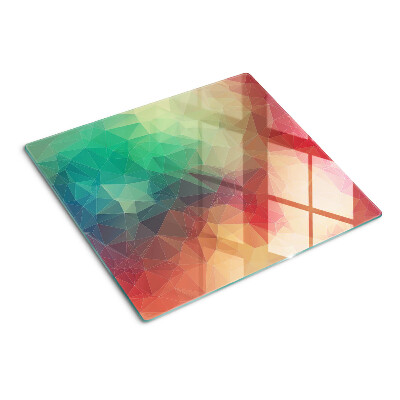 Sklenená doska na krájanie Abstraktný geometrický vzor