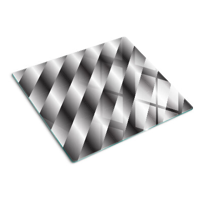 Doska na krájanie Geometrické vzory v odtieňoch sivej