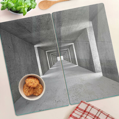 Doska na krájanie Architektonický tunel v odtieňoch sivej