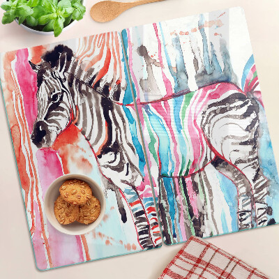 Doska na krájanie Zebra v farebných pruhoch