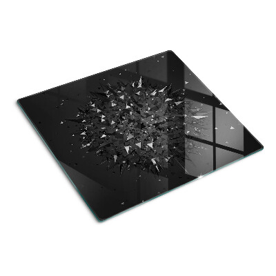 Sklenená doska na krájanie Abstraktný geometrický vzor