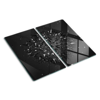 Sklenená doska na krájanie Abstraktný geometrický vzor