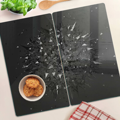 Sklenená doska na krájanie Abstraktný geometrický vzor