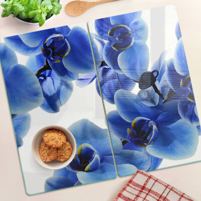 Doska na krájanie Modré orchidey