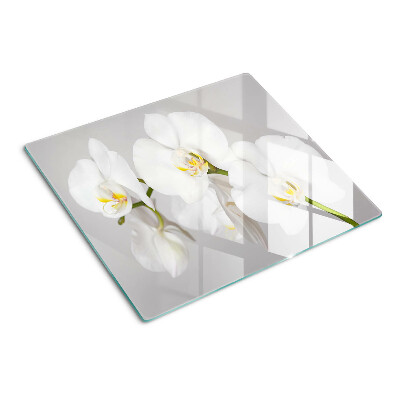 Doska na krájanie Orchidey na zrkadlovom pozadí