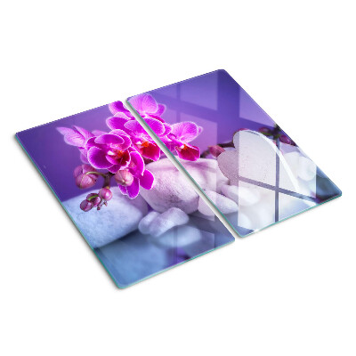 Doska na krájanie Orchidey na kameňoch