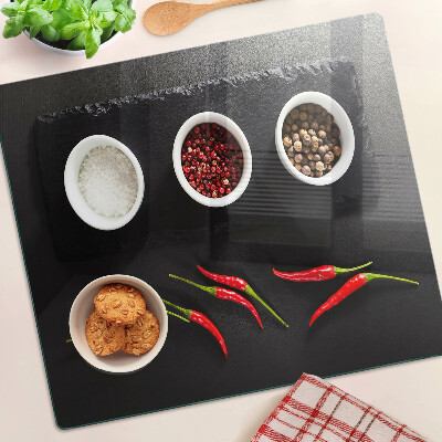 Doska na krájanie Korenie a červená paprika