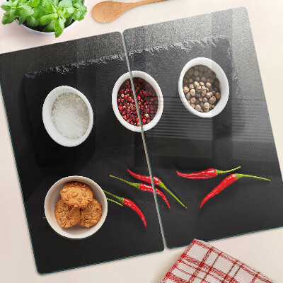 Doska na krájanie Korenie a červená paprika