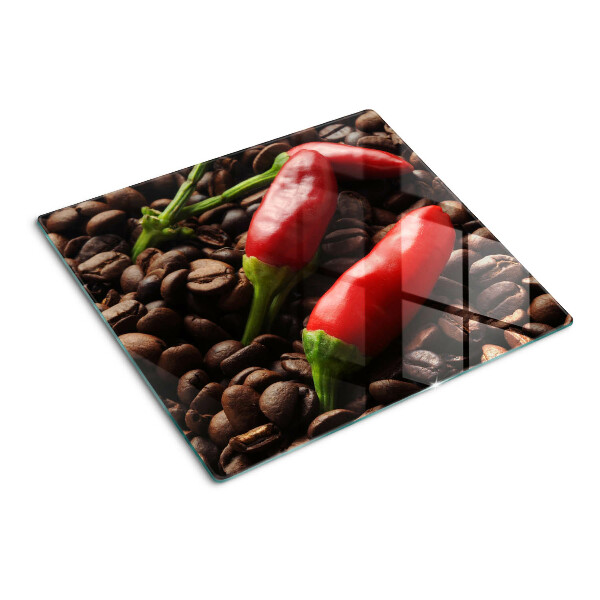 Doska na krájanie Káva a chilli papričky