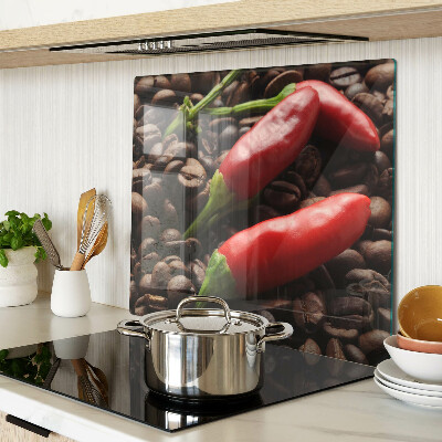 Doska na krájanie Káva a chilli papričky