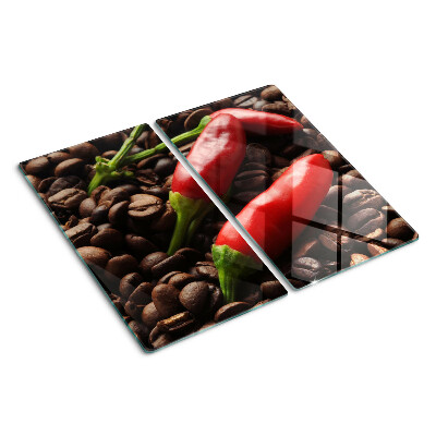 Doska na krájanie Káva a chilli papričky
