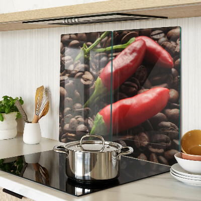 Doska na krájanie Káva a chilli papričky