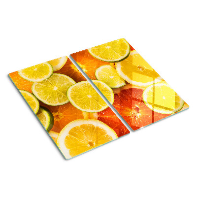 Sklenená doska na krájanie Citrusové plody a citrusové plody