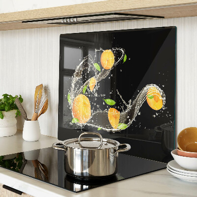 Sklenená doska na krájanie Citrus vo vode