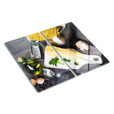 Sklenená doska na krájanie Kuchynské doplnky a ingrediencie