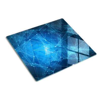 Sklenená doska na krájanie Abstraktný geometrický vzor