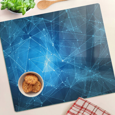 Sklenená doska na krájanie Abstraktný geometrický vzor