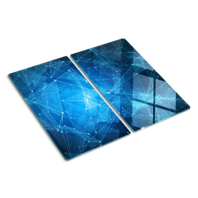 Sklenená doska na krájanie Abstraktný geometrický vzor