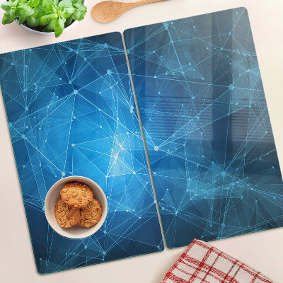 Sklenená doska na krájanie Abstraktný geometrický vzor