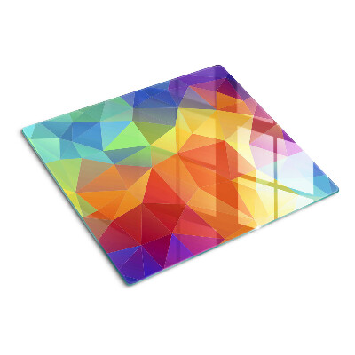 Doska na krájanie Geometria farebných trojuholníkov