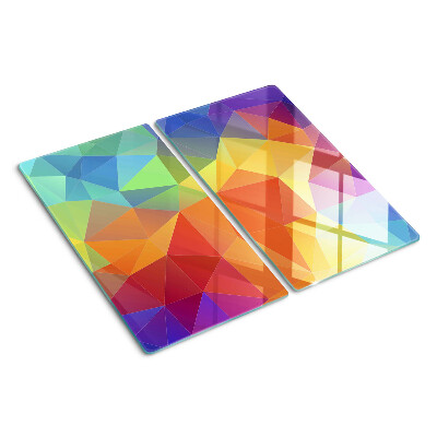 Doska na krájanie Geometria farebných trojuholníkov