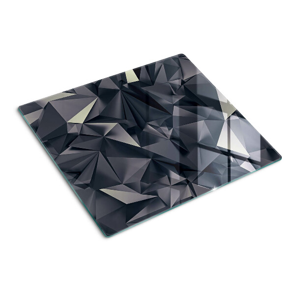 Doska na krájanie Geometria v odtieňoch sivej