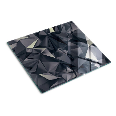 Doska na krájanie Geometria v odtieňoch sivej