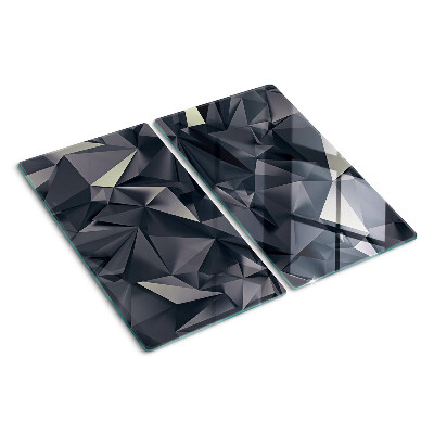 Doska na krájanie Geometria v odtieňoch sivej