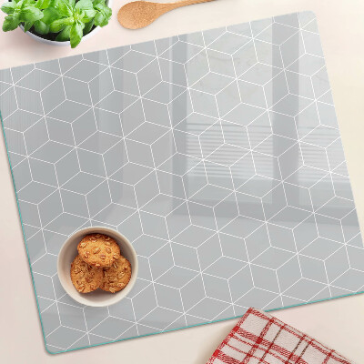 Doska na krájanie Šesťuholníková geometrická mriežka
