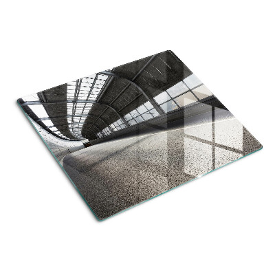 Sklenená doska na krájanie Moderná architektúra a geometria