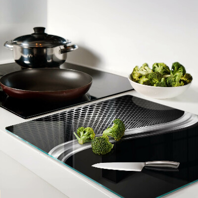 Sklenená doska na krájanie Futuristický vzor s vlnami