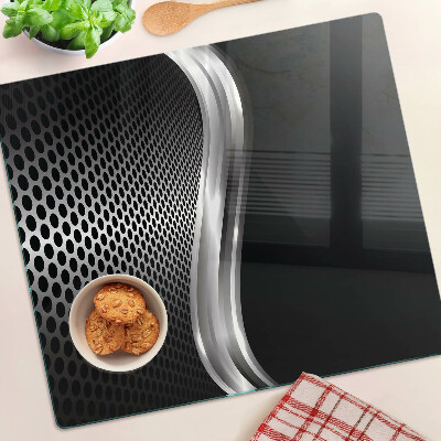 Sklenená doska na krájanie Futuristický vzor s vlnami