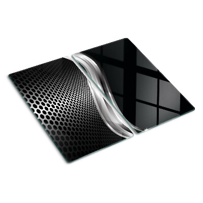 Sklenená doska na krájanie Futuristický vzor s vlnami