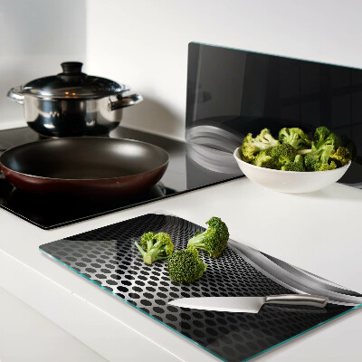 Sklenená doska na krájanie Futuristický vzor s vlnami