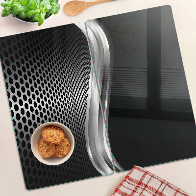 Sklenená doska na krájanie Futuristický vzor s vlnami