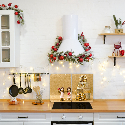Vianočné darčeky, anjeli, ozdoby Sklenené doska do kuchyne
