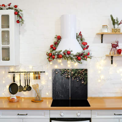 Vianočný stromček Ozdoby na vianočné hviezdy Sklenené doska do kuchyne