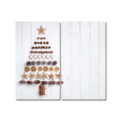 Ozdoby na vianočný stromček z perníkov Sklenené doska do kuchyne