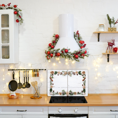 Vianočný sviatočný perník Sklenené doska do kuchyne