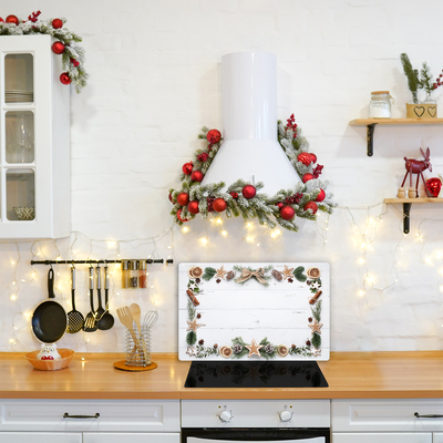 Vianočný sviatočný perník Sklenené doska do kuchyne
